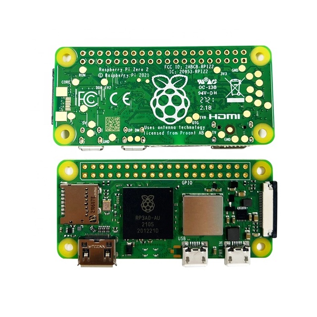 Raspberry Pi Zero 2 W Development Board RPI PI0 Quad 64-bit 1GHz 512MB SDRAM Wireless LAN Original Raspberry Pi Zero 2W