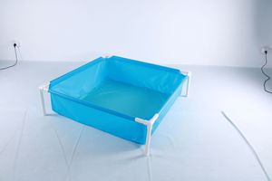 USMILEPET Piscine pliable pour <span class=keywords><strong>chien</strong></span>, baignoire pliable pour animaux de compagnie, piscine pour enfants, pour chiens de taille moyenne à grande - Product Image 4