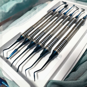 Espátulas de Resina Dental para Rellenos de Composite, Cabeza de Acero Inoxidable, Mango Grueso Ergonómico, Manual, Reutilizable, para <span class=keywords><strong>Ortodoncia</strong></span> - Product Image 4