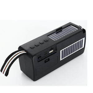 Altavoz Solar Recargable de Fábrica con Bluetooth, Radio DG02, 750g, 215x80x80mm, FM AM, USB, Tarjeta TF, 5W, Impermeable, Portátil para Exteriores - Product Image 4