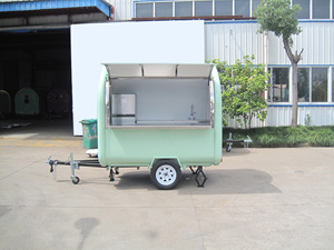 Furgone <span class=keywords><strong>Camper</strong></span> Verde Menta Grande per Food Truck e Rimorchio Mobile per Alimenti - Product Image 4