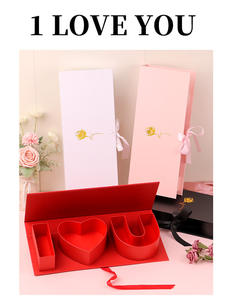 <span class=keywords><strong>Caja</strong></span> de Regalo en Forma de Letra de Amor, <span class=keywords><strong>Caja</strong></span> de Cartón <span class=keywords><strong>para</strong></span> Empaque de Dulces de Chocolate, Embalaje <span class=keywords><strong>para</strong></span> el Día de San Valentín, 18x7.7x2.7 - Product Image 2