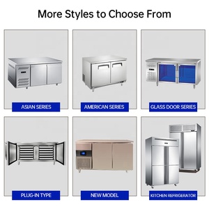 Armoire de travail avec tiroirs, réfrigérateur <span class=keywords><strong>horizontal</strong></span> à double température, norme européenne, équipement de réfrigération pour la restauration - Product Image 3