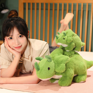 Jouets en peluche de dinosaures de <span class=keywords><strong>dessin</strong></span> <span class=keywords><strong>animé</strong></span>, coussins doux de haute qualité et bon marché de Xinhui, poupées en peluche pour cadeau - Product Image 6