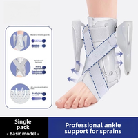 Protection de cheville à 360 degrés en gros, armure souple avec compression dégradée pour la prévention des blessures sportives