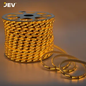 Long lasting Outdoor LED Strip Light Four Lines Waterproof IP65 220V SMD 2835 LED Strip Light 120 240 LEDs 100M