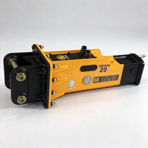 SOOSAN Silence Hydraulic Breaker SB20 Box Type Hydraulic Hammer for 1.2-3 Ton Mini Excavator Rock Breaking - Product Image 1