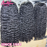Cabello Humano Virgen Peruano Ondulado Profundo de 30 Pulgadas, Rizado Natural Indio, Full HD para Peluca, Encaje Transparente Sin Pegamento, Venta al Por Mayor