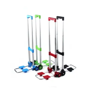 Small carrying aluminium trolley cart