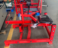 Máquina de Elevación de Pantorrillas Sentado Hammer Gym, Equipo de Fitness Comercial de Metal Seguro, Entrenador de Fuerza para Brazos Lanbo SH23