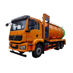 Camión de Limpieza de Alcantarillado Combinado con Chorro y Succión, SHACMAN 6X4 de 10 Ruedas, Directo de Fábrica, para Limpieza de Drenajes Municipales - Product Image 1