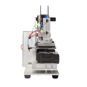 Bảng-top điện Nhãn hiệu phẳng Side vuông chai máy dán nhãn bán tự động dán nhãn Sticker máy - Product Image 4