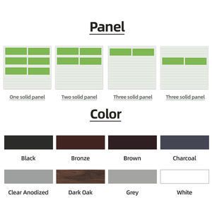 ประตูโรงรถแบบเลื่อนขึ้นลงอัตโนมัติ OUNA ทำจากอลูมิเนียมอัลลอยด์ สำหรับใช้กับบ้านพักอาศัย - Product Image 6