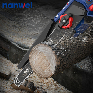 <span class=keywords><strong>Nanwei</strong></span> เครื่องเลื่อยโซ่ไฟฟ้าไร้สายใช้พลังงานแบตเตอรี่10นิ้วสำหรับมืออาชีพ - Product Image 1