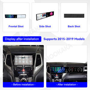 Autoradio MOOKAKA double écran 12,3 pouces pour Ssang Yong <span class=keywords><strong>Tivoli</strong></span> Noir mat 2015-2019 CarPlay sans fil Écran tactile Lecteur vidéo 4G Android - Product Image 5