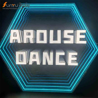 Drop Shipping Acrylique personnalisé Abyssal Glow Word Neon Sign Acrylique Home Party Decoration Neon Lights