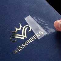 Autocollant de transfert métallique UV 3D exclusif étanche Logo découpé autocollants de transfert UV holographiques DTF transparents de luxe