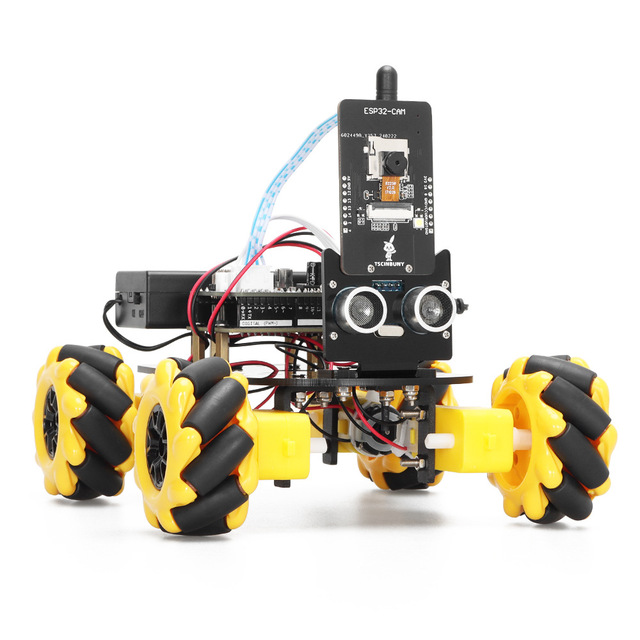 ESP32 Camera Robot Car Kit IoT WiFi Control Mecanum Wheel Smart Car for DIY Programming