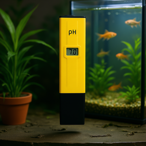 pH-mètre numérique avec écran LCD, stylo de test d'eau de poche pour hydroponie et aquarium, précision 0,1 pH, corps en plastique avec pile AAA - Product Image 2