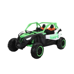 Großhandel guten Preis Kinder Elektroauto 24 Volt Reit spielzeug mit 2 Sitzen fern gesteuertes Auto für Kinder zu fahren