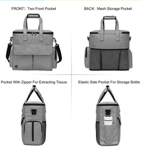 आउटडोर कुत्ते यात्रा बैग आयोजक खाद्य कंटेनर मल्टीफंक्शनल पालतू गियर भंडारण पंखुड़ियों के बैकपैक्स कुत्ते सहायक उपकरण - Product Image 4