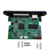 Carte de décodeur audio vidéo multi-format 1080P HD PCBA lecteur MP5 avec sortie AV et carte SD prend en charge la lecture RMVB/APE/MP4