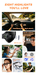 Gafas Inteligentes XK One Pro con IA, Traducción en Tiempo Real, Cámara de 800W Píxeles, Grabación de Fotos y Vídeos, Dispositivos Inteligentes Portátiles - Product Image 5