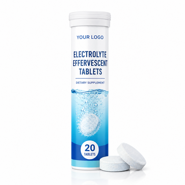 Electrolyte Effervescent Tablets Hydration Supplement OEM ODM Private Label Electrolyte Support for Adult Brand Buyers B2B