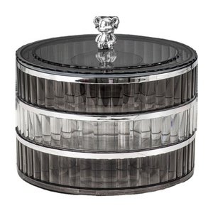 Diamond Cut Candy Jars Glass Wedding Candy Jars with Lid