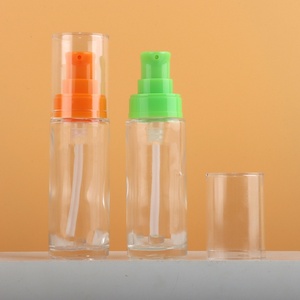 Nuova bottiglia di fondotinta trasparente da 30ml con testa a pressione trasparente per bottiglia di imballaggio cosmetico per Modulare bottiglia di emulsione - Product Image 2