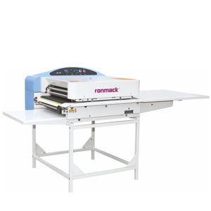 Machine de fusion sans couture automatique à plateau plat RONMACK RM-500B/600B avec prévention de l'échancrure des bords pour usine de confection - Product Image 1
