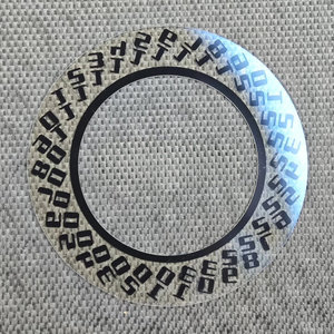 <span class=keywords><strong>Disque</strong></span> de date rotatif en verre <span class=keywords><strong>saphir</strong></span> personnalisé avec revêtement AR teinté bleu, anneau de date de remplacement compatible avec la montre 010 - Product Image 4