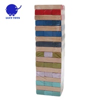 Jeu de société en bois le plus vendu : Tour de blocs empilables pour enfants