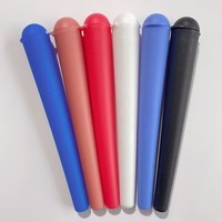Vente en gros de tubes coniques en plastique à ouverture facile de 19 x 116 mm, étanches, pour le stockage de collations, de pilules, les fournitures artisanales, l'emballage