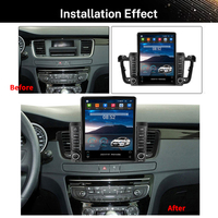 Autoradio Android 9,7 pouces avec écran tactile, navigation GPS, Carplay, stéréo multimédia, lecteur radio pour Peugeot 508 2011~2017