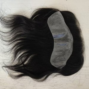 Postizo <span class=keywords><strong>de</strong></span> Cabello Estilo 2026 <span class=keywords><strong>para</strong></span> <span class=keywords><strong>Trenzas</strong></span>, Color Negro Natural, con Línea <span class=keywords><strong>de</strong></span> Cabello <span class=keywords><strong>de</strong></span> PU Frontal <span class=keywords><strong>para</strong></span> <span class=keywords><strong>Hombres</strong></span> y Mujeres - Product Image 4