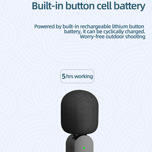 Vimai Chuyên Nghiệp 2.4Ghz Microphone Không Dây Cho Android Trọng Lượng Nhẹ Tiếng Ồn Hủy Bỏ Di Động Thiết Bị Ghi Âm Cho Sử Dụng Ngoài Trời - Product Image 6