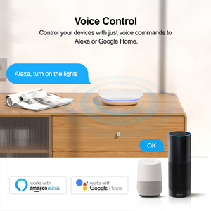 LUONA Home Automation 3.0 BLE Gateway Tuya APP Control <b>Alexa</b> Google Assistant Compatible Voice Controlled Smart Home Home Automa - Product Image 6