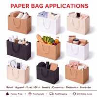 Sacs cadeaux en papier écologiques personnalisés de luxe avec revêtement UV et ruban pour les marques de cosmétiques, de soins de la peau et de mode