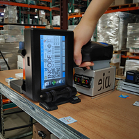 Imprimante jet d'encre portable INCODE pour dates d'expiration, machine de codage pour plastique, métal, cartes, type TIJ - Vente directe usine pour diverses applications