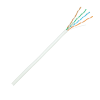 Kabel LAN CAT5e UTP Premium Tahan Lama dengan Konduktor Tembaga dan Selubung PVC, Panjang 305m, Kabel Ethernet, Kabel Data Internet