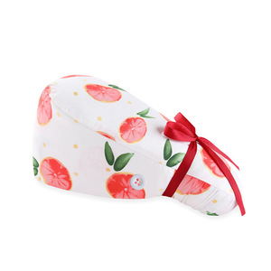 Unisex Breathable Sweatband Cute Printed Dental Scrub Caps Working Cap <b>Tie</b> <b>Back</b> Cute Multicoloured Breathable for Daily Wear - Product Image 6