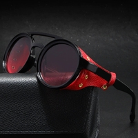 Lunettes de soleil vintage steampunk pour femmes et hommes, verres optiques rétro UV400, monture en PC, polarisées pour la conduite