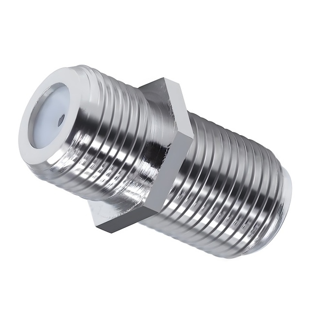 Custom Micro Metal RG6 F Type Coaxial Cable Connector for Wall Mounted TV, Antenna, Coax Cable