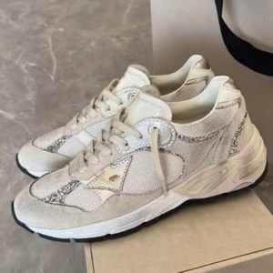 Sneakers en cuir véritable blancs sur mesure, respirants, avec amorti, Lucky Star, style streetwear, chaussures de sport pour hommes - Product Image 2