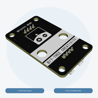 Module de capteur gyroscope et accéléromètre 6 axes MPU6050 I2C pour détection de mouvement et d'inclinaison pour robot auto-équilibré Arduino