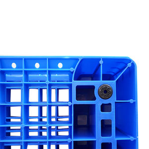 Carte en plastique de grille de champ de la série 4 voies de panneau de palette de logistique de HDPE (6 coureurs) pour la palette d'empilage de cargaison de plancher d'entrepôt - Product Image 4