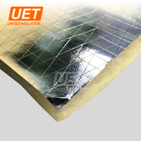 Laine de verre ASTM E84 USA, classe de résistance au feu 25, R13, avec feuille d'aluminium pour isolation des toitures et des murs de bâtiments métalliques
