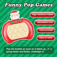 Rapide rapide Push jeu Fidget jouets Pop jeu portable bulle Console de jeu jouet éclairer sensoriel Fidget jouets de noël pour les enfants