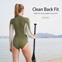 Combinaison de plongée pour femme 2 mm à manches longues, maillot de bain amincissant pour la plongée en apnée, le surf et les sports nautiques